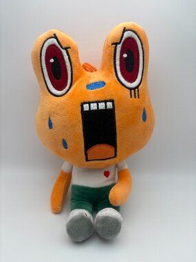 Orange Plushie Fan Made Horror Theme 10in Stuffie Screaming Frog (SKU: 731TO)
